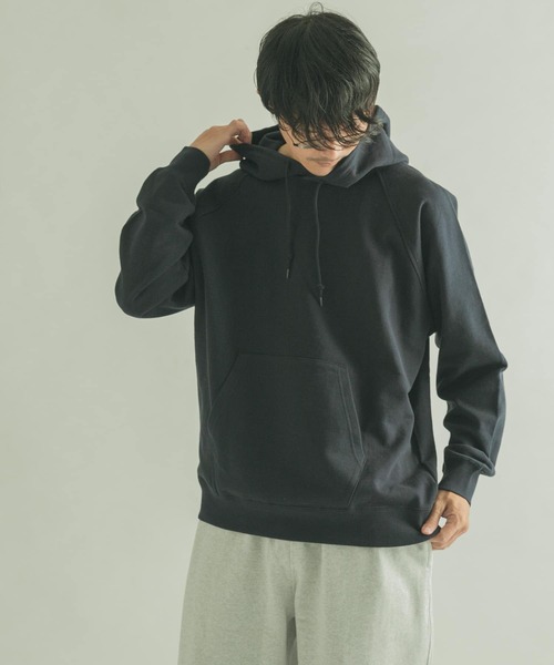 FORK&SPOON（フォークアンドスプーン）の「FORK&SPOON　OE裏毛スウェットフーディー（パーカー・メンズ・ホワイト/ネイビー/オレンジ・4/5）」の3枚目の写真