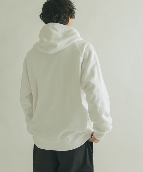 FORK&SPOON（フォークアンドスプーン）の「FORK&SPOON　OE裏毛スウェットフーディー（パーカー・メンズ・ホワイト/ネイビー/オレンジ・4/5）」の6枚目の写真