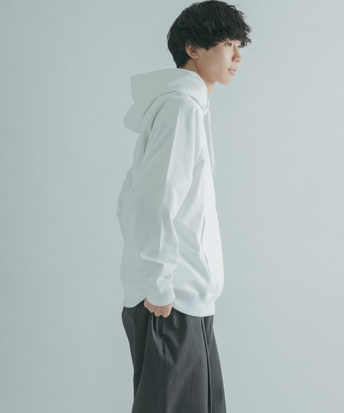 FORK&SPOON（フォークアンドスプーン）の「FORK&SPOON　OE裏毛スウェットフーディー（パーカー・メンズ・ホワイト/ネイビー/オレンジ・4/5）」の17枚目の写真