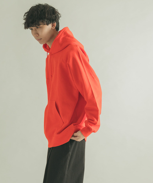 FORK&SPOON（フォークアンドスプーン）の「FORK&SPOON　OE裏毛スウェットフーディー（パーカー・メンズ・ホワイト/ネイビー/オレンジ・4/5）」の21枚目の写真