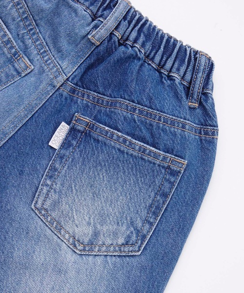 Ocean&Ground（オーシャン&グラウンド）の「ハーフ&ハーフデニムパンツ（80～140cm）（デニムパンツ・キッズ・ライトブルー/ブルー・90/100/110/120/80/130/95/140）」の12枚目の写真