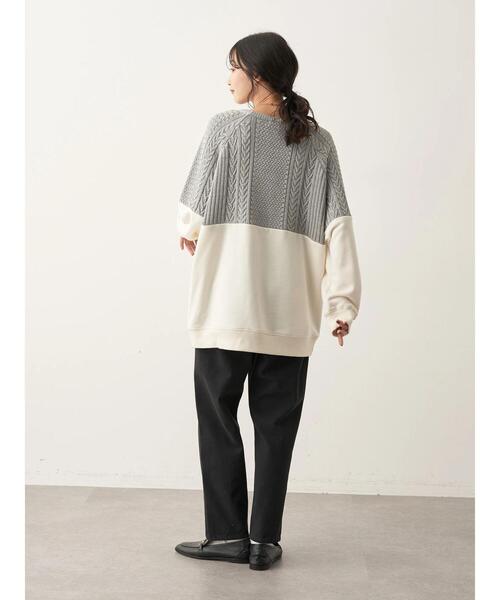 CRAFT STANDARD BOUTIQUE（クラフトスタンダードブティック）の「ツイルタックパンツ　＊（スラックス・レディース・バーガンディー/グリーン/モカ/マスタード/ブラック・FREE）」の18枚目の写真