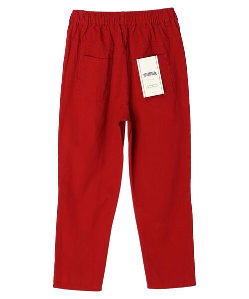 CRAFT STANDARD BOUTIQUE（クラフトスタンダードブティック）の「ツイルタックパンツ　＊（スラックス・レディース・バーガンディー/グリーン/モカ/マスタード/ブラック・FREE）」の16枚目の写真