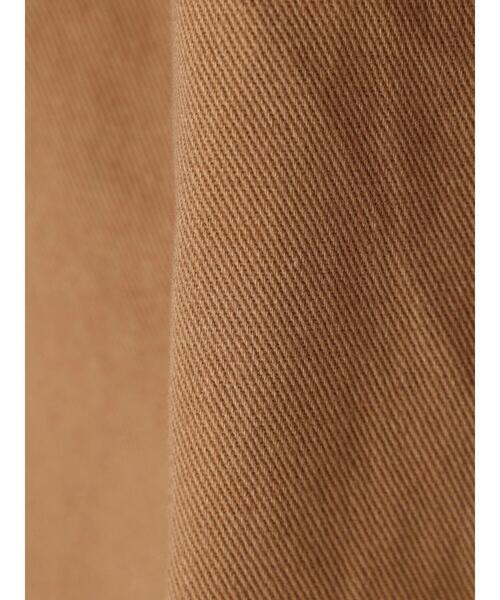 CRAFT STANDARD BOUTIQUE（クラフトスタンダードブティック）の「ツイルタックパンツ　＊（スラックス・レディース・バーガンディー/グリーン/モカ/マスタード/ブラック・FREE）」の7枚目の写真