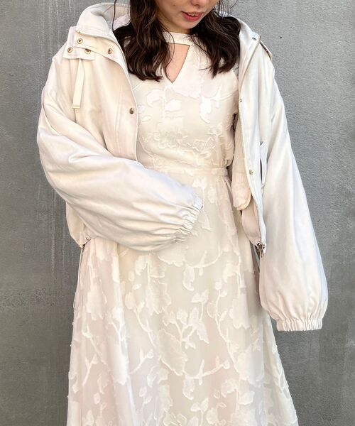 MAJESTIC LEGON(マジェスティックレゴン)の「マルチwayショートマンパ(その他アウター・レディース・ブラック/グレー/アイボリー・SMALL/MEDIUM)」の18枚目の写真