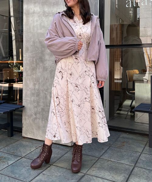 MAJESTIC LEGON(マジェスティックレゴン)の「マルチwayショートマンパ(その他アウター・レディース・ブラック/グレー/アイボリー・SMALL/MEDIUM)」の12枚目の写真