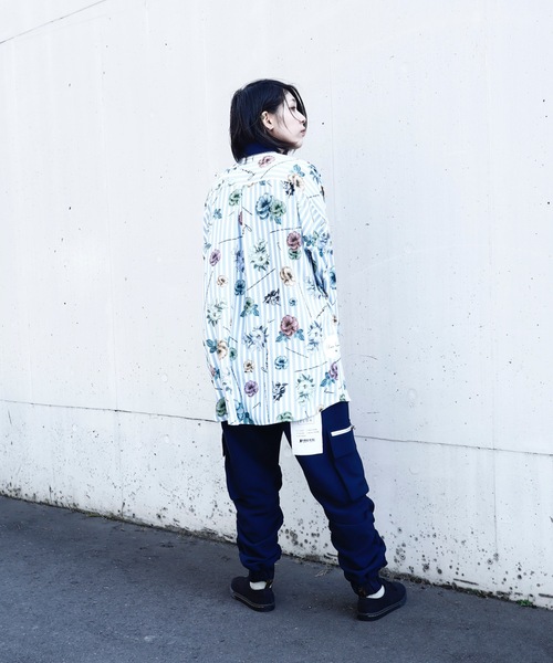 rovtski(ロフトスキー)の「SHARE ROOMSRIB ROOM PANT/シェアルーム リブルームパンツ(カーゴパンツ・レディース・ネイビー/ブルー・FREE)」の13枚目の写真