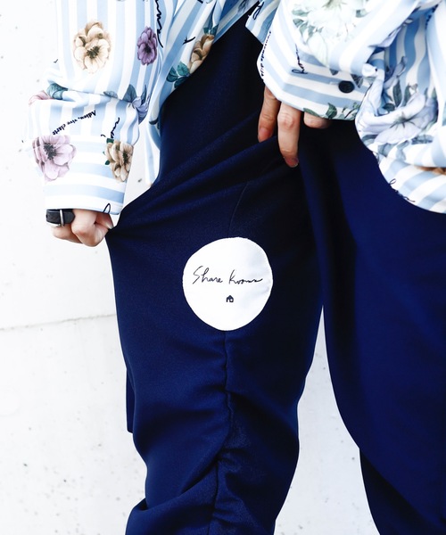 rovtski(ロフトスキー)の「SHARE ROOMSRIB ROOM PANT/シェアルーム リブルームパンツ(カーゴパンツ・レディース・ネイビー/ブルー・FREE)」の15枚目の写真