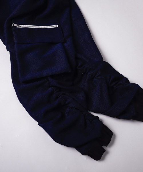 rovtski(ロフトスキー)の「SHARE ROOMSRIB ROOM PANT/シェアルーム リブルームパンツ(カーゴパンツ・レディース・ネイビー/ブルー・FREE)」の17枚目の写真