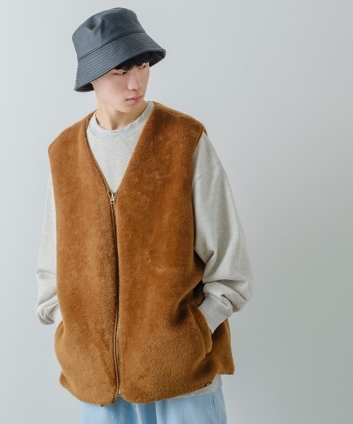 improves（インプローブス）の「オーバーサイズ ファーベスト（ベスト・メンズ・ブラック/ブラウン・LARGE/MEDIUM）」の7枚目の写真