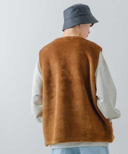 improves（インプローブス）の「オーバーサイズ ファーベスト（ベスト・メンズ・ブラック/ブラウン・LARGE/MEDIUM）」の8枚目の写真