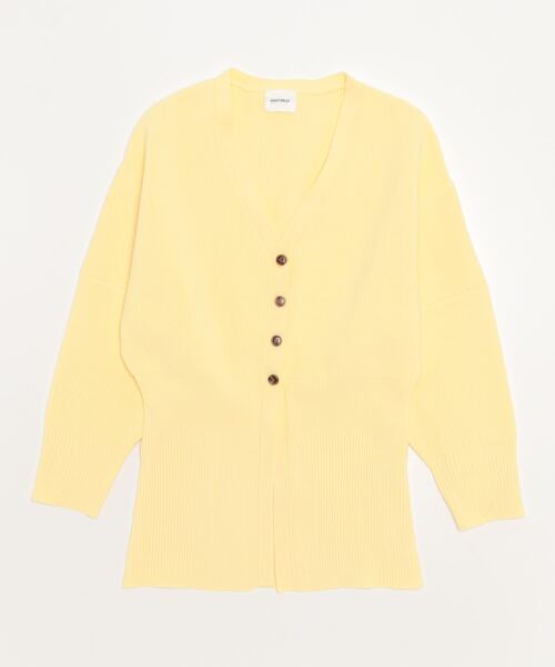 DROIT BELLO（ドロイトベロ）の「DROIT BELLO（ドロイトベロ）リブカーデ（カーディガン/ボレロ・レディース・ベージュ/イエロー・F）」の15枚目の写真