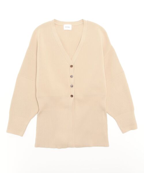 DROIT BELLO（ドロイトベロ）の「DROIT BELLO（ドロイトベロ）リブカーデ（カーディガン/ボレロ・レディース・ベージュ/イエロー・F）」の16枚目の写真
