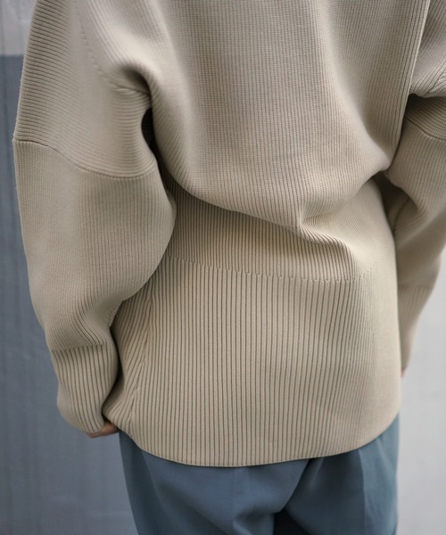 DROIT BELLO（ドロイトベロ）の「DROIT BELLO（ドロイトベロ）リブカーデ（カーディガン/ボレロ・レディース・ベージュ/イエロー・F）」の14枚目の写真