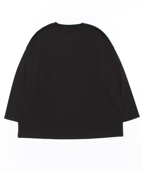 coca(coca)(コカ)の「ビッグシルエットプリントロンTee(Tシャツ/カットソー・レディース・ホワイト/ライトグレー/ブラック・ONE SIZE)」の4枚目の写真