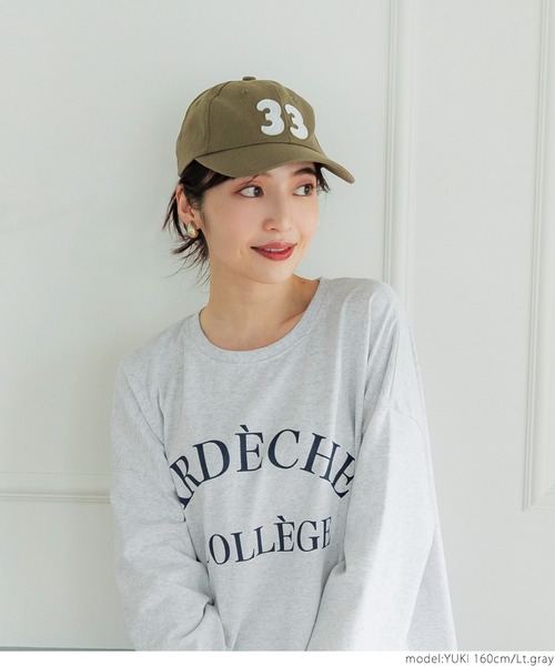 coca(coca)(コカ)の「ビッグシルエットプリントロンTee(Tシャツ/カットソー・レディース・ホワイト/ライトグレー/ブラック・ONE SIZE)」の13枚目の写真