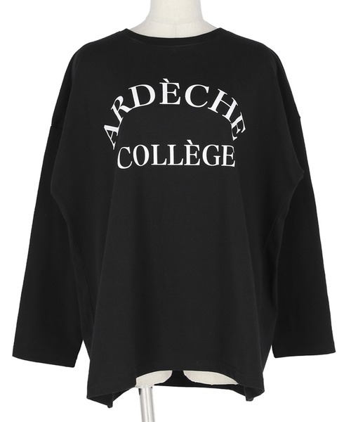 coca(coca)(コカ)の「ビッグシルエットプリントロンTee(Tシャツ/カットソー・レディース・ホワイト/ライトグレー/ブラック・ONE SIZE)」の19枚目の写真