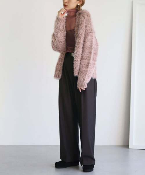 SLOBE citron.（スローブシトロン）の「SLOBE citron.ラメチュールタートル（Tシャツ/カットソー・レディース・ピンク/ブラウン/イエロー・FREE）」の11枚目の写真