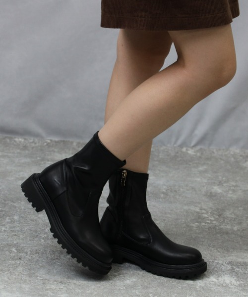 【ORiental TRaffic】タンクソールストレッチブーツ