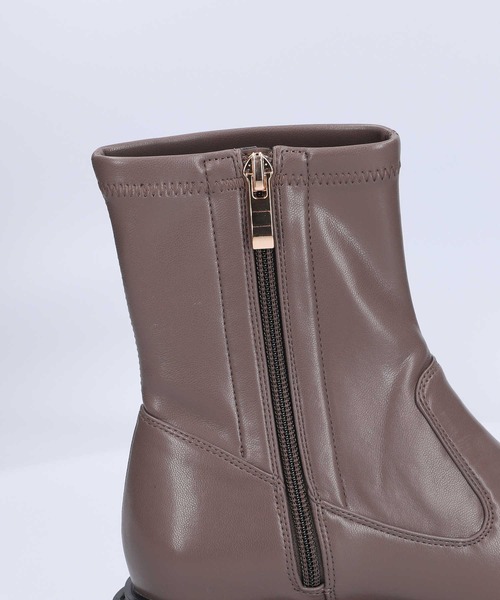 ORiental TRaffic（オリエンタルトラフィック）の「【ORiental TRaffic】タンクソールストレッチブーツ（ブーツ・レディース・ブラック/グレー・L/M/XL/S）」の8枚目の写真