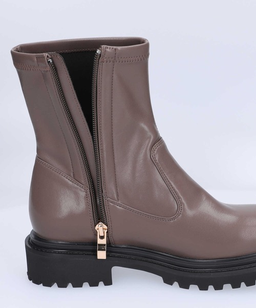 ORiental TRaffic（オリエンタルトラフィック）の「【ORiental TRaffic】タンクソールストレッチブーツ（ブーツ・レディース・ブラック/グレー・L/M/XL/S）」の9枚目の写真