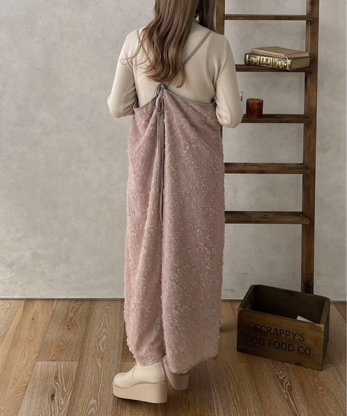 apres jour clair（アプレジュールクレア）の「【apres jour clair】ジャガードストレートキャミワンピース【ZOZOTOWN限定アイテム】（ワンピース・レディース・アイボリー/ラベンダー/ブラック・フリー/X-LARGE）」の18枚目の写真