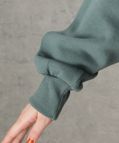 Mac-House(マックハウス)の「UNDERWRAPS アンダーラップス バック刺繍ビッグトレーナー(スウェット・レディース・ベージュ/カーキ/ブラック・フリー)」の17枚目の写真