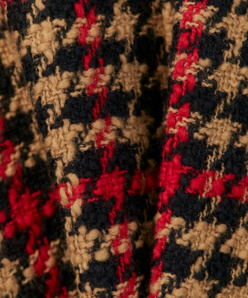 Maison de Beige(メゾンドベージュ)の「PONTETORTOロービングチェックコート(ステンカラーコート・レディース・キャメル・9号)」の5枚目の写真
