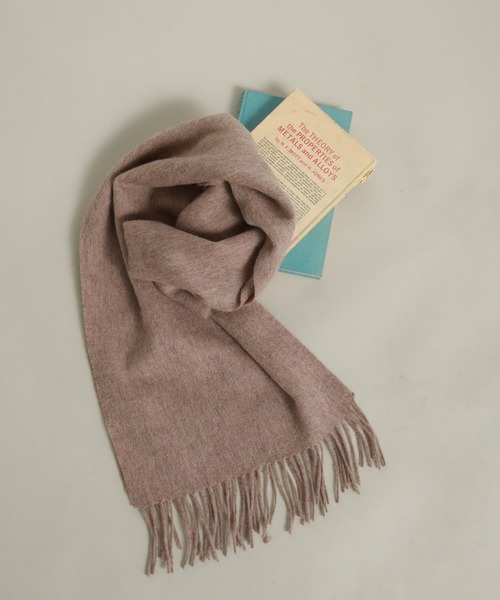 Cheek（チーク）の「無地マフラー（マフラー・レディース・モカ/ブラック/グレー・FREE）」の3枚目の写真