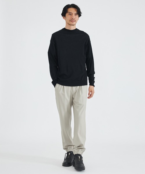 THE TOKYO（ザトウキョウ）の「【THE TOKYO/ザトウキョウ】Wool High Gauge C/N Knit PO / ウールハイゲージクルーネックニット（ニット/セーター・メンズ・ブラック/ダークネイビー/ブラウン・44/46/48）」の20枚目の写真