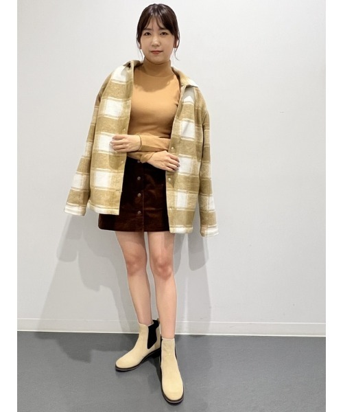 GAP(ギャップ)の「フリースコージーシャツ(シャツ/ブラウス・メンズ・ベージュ/レッド・S/M/L/XL/XS)」の16枚目の写真