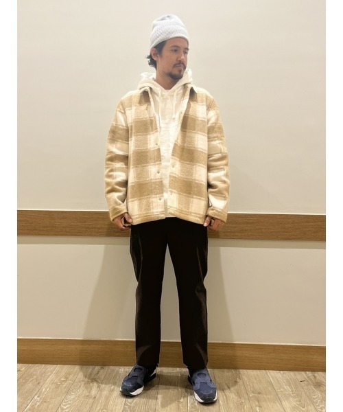 GAP(ギャップ)の「フリースコージーシャツ(シャツ/ブラウス・メンズ・ベージュ/レッド・S/M/L/XL/XS)」の13枚目の写真