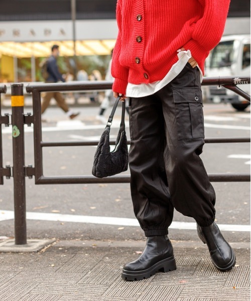 SpRay（スプレイ）の「カーゴパンツ（カーゴパンツ・レディース・ダークグレー/ブラック/カーキ・FREE）」の8枚目の写真