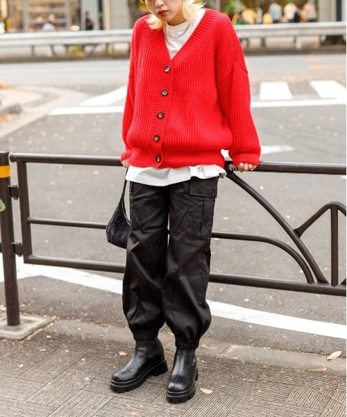 SpRay（スプレイ）の「カーゴパンツ（カーゴパンツ・レディース・ダークグレー/ブラック/カーキ・FREE）」の10枚目の写真
