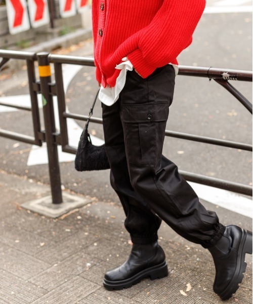 SpRay（スプレイ）の「カーゴパンツ（カーゴパンツ・レディース・ダークグレー/ブラック/カーキ・FREE）」の11枚目の写真