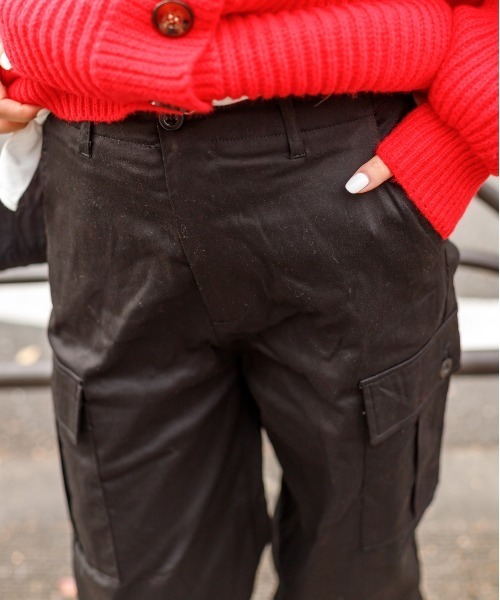SpRay（スプレイ）の「カーゴパンツ（カーゴパンツ・レディース・ダークグレー/ブラック/カーキ・FREE）」の12枚目の写真