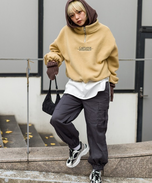 SpRay（スプレイ）の「カーゴパンツ（カーゴパンツ・レディース・ダークグレー/ブラック/カーキ・FREE）」の13枚目の写真