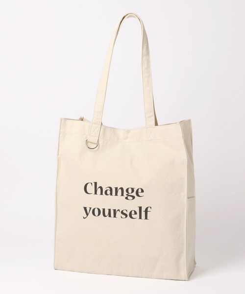 GLOBAL WORK（グローバルワーク）の「推しごとマルチWAYトート/175412（トートバッグ・レディース・ブラック/ライトブルー/ライトパープル/ベージュ/ベビーピンク/レオパード/オフホワイト/グレー/ホワイト系その他3/その他/ブラック系その他/パープル系その他・ONE SIZE）」の3枚目の写真