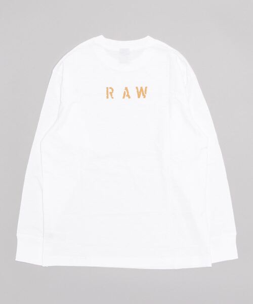 G-STAR(ジースター)の「BACK GRAPHIC BOXY T-SHIRT/ロンT/オーバーサイズ/バックプリント(Tシャツ/カットソー・メンズ・ホワイト/グリーン/ブルー・LARGE/MEDIUM/SMALL/X-LARGE/X-SMALL)」の14枚目の写真