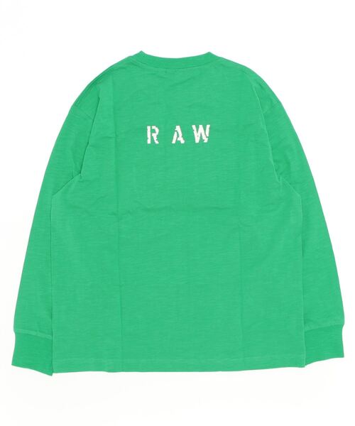 G-STAR(ジースター)の「BACK GRAPHIC BOXY T-SHIRT/ロンT/オーバーサイズ/バックプリント(Tシャツ/カットソー・メンズ・ホワイト/グリーン/ブルー・LARGE/MEDIUM/SMALL/X-LARGE/X-SMALL)」の15枚目の写真