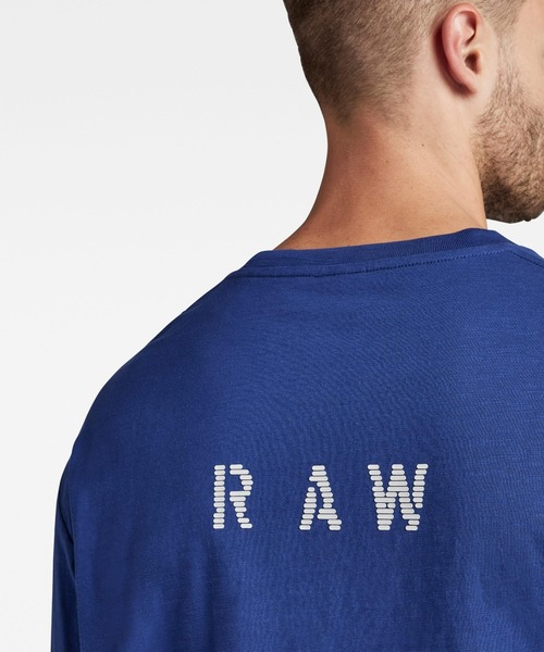 G-STAR(ジースター)の「BACK GRAPHIC BOXY T-SHIRT/ロンT/オーバーサイズ/バックプリント(Tシャツ/カットソー・メンズ・ホワイト/グリーン/ブルー・LARGE/MEDIUM/SMALL/X-LARGE/X-SMALL)」の21枚目の写真