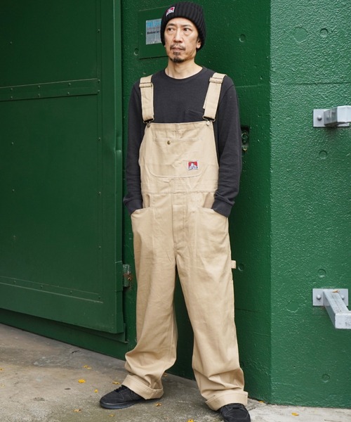 BEN DAVIS(ベンデイビス)の「《BEN DAVIS》PAINTER OVERALL(サロペット/オーバーオール・メンズ・ブラック/ベージュ・SMALL/MEDIUM/LARGE/X-LARGE)」の1枚目の写真