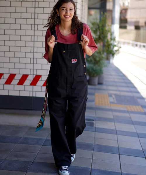 BEN DAVIS(ベンデイビス)の「《BEN DAVIS》PAINTER OVERALL(サロペット/オーバーオール・メンズ・ブラック/ベージュ・SMALL/MEDIUM/LARGE/X-LARGE)」の2枚目の写真