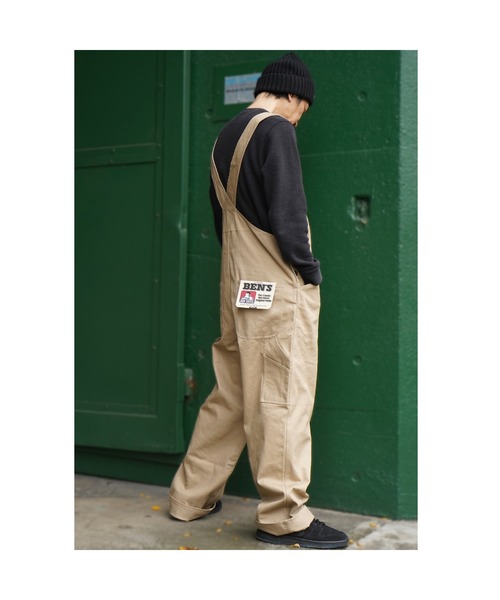 BEN DAVIS(ベンデイビス)の「《BEN DAVIS》PAINTER OVERALL(サロペット/オーバーオール・メンズ・ブラック/ベージュ・MEDIUM/LARGE/X-LARGE/SMALL)」の5枚目の写真