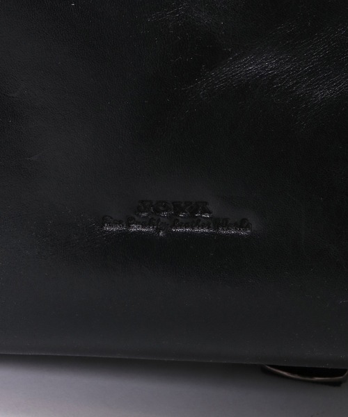 CROWDED CLOSET(クラウデッドクローゼット)の「【JOYA(ジョヤ)】本革サドルレザー薄型リュック(バックパック/リュック・メンズ・ネイビー/ブラック・FREE)」の13枚目の写真