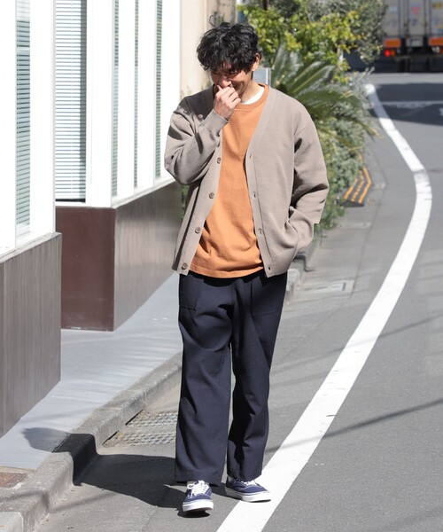 B:MING by BEAMS（ビーミングバイビームス）の「B:MING by BEAMS / 12ゲージ メッシュ カーディガン（カーディガン/ボレロ・メンズ・パープル/ブラウン系その他2/ブルー/ダークグリーン/ブラック・SMALL/MEDIUM/LARGE/X-LARGE）」の9枚目の写真