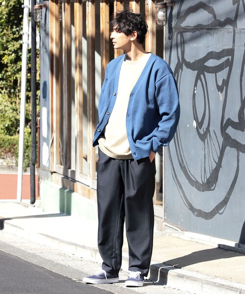 B:MING by BEAMS（ビーミングバイビームス）の「B:MING by BEAMS / 12ゲージ メッシュ カーディガン（カーディガン/ボレロ・メンズ・パープル/ブラウン系その他2/ブルー/ダークグリーン/ブラック・SMALL/MEDIUM/LARGE/X-LARGE）」の15枚目の写真