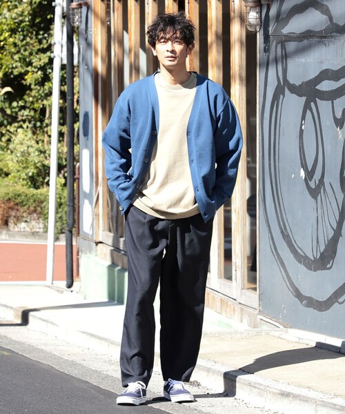 B:MING by BEAMS（ビーミングバイビームス）の「B:MING by BEAMS / 12ゲージ メッシュ カーディガン（カーディガン/ボレロ・メンズ・パープル/ブラウン系その他2/ブルー/ダークグリーン/ブラック・SMALL/MEDIUM/LARGE/X-LARGE）」の16枚目の写真