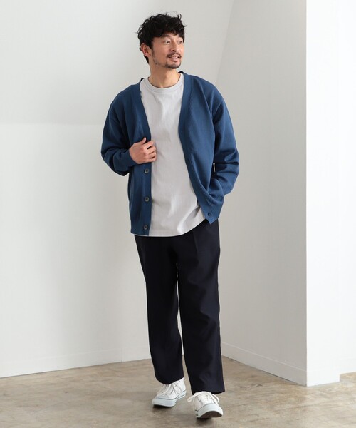 B:MING by BEAMS（ビーミングバイビームス）の「B:MING by BEAMS / 12ゲージ メッシュ カーディガン（カーディガン/ボレロ・メンズ・パープル/ブラウン系その他2/ブルー/ダークグリーン/ブラック・SMALL/MEDIUM/LARGE/X-LARGE）」の17枚目の写真