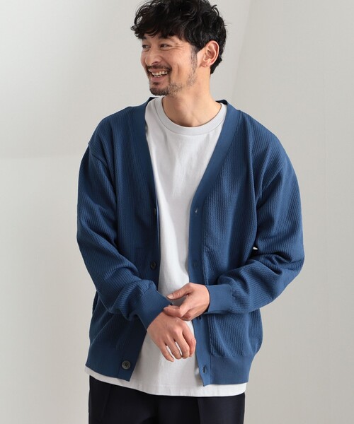 B:MING by BEAMS（ビーミングバイビームス）の「B:MING by BEAMS / 12ゲージ メッシュ カーディガン（カーディガン/ボレロ・メンズ・パープル/ブラウン系その他2/ブルー/ダークグリーン/ブラック・SMALL/MEDIUM/LARGE/X-LARGE）」の19枚目の写真